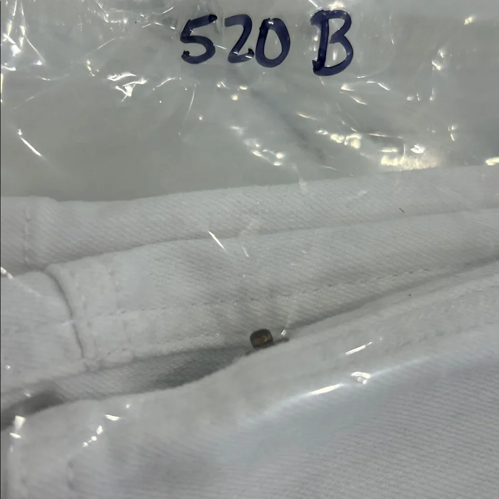 Talbots High Waist Straight Ankle White Jeans. Size 12 - Picture 14 of 14